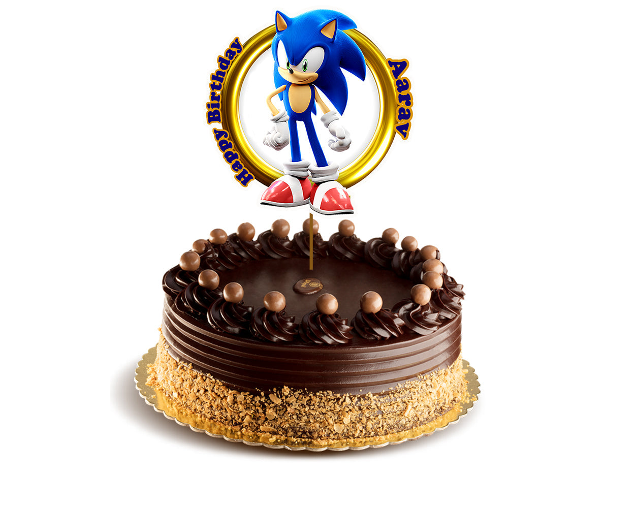 Sonic Cake Topper