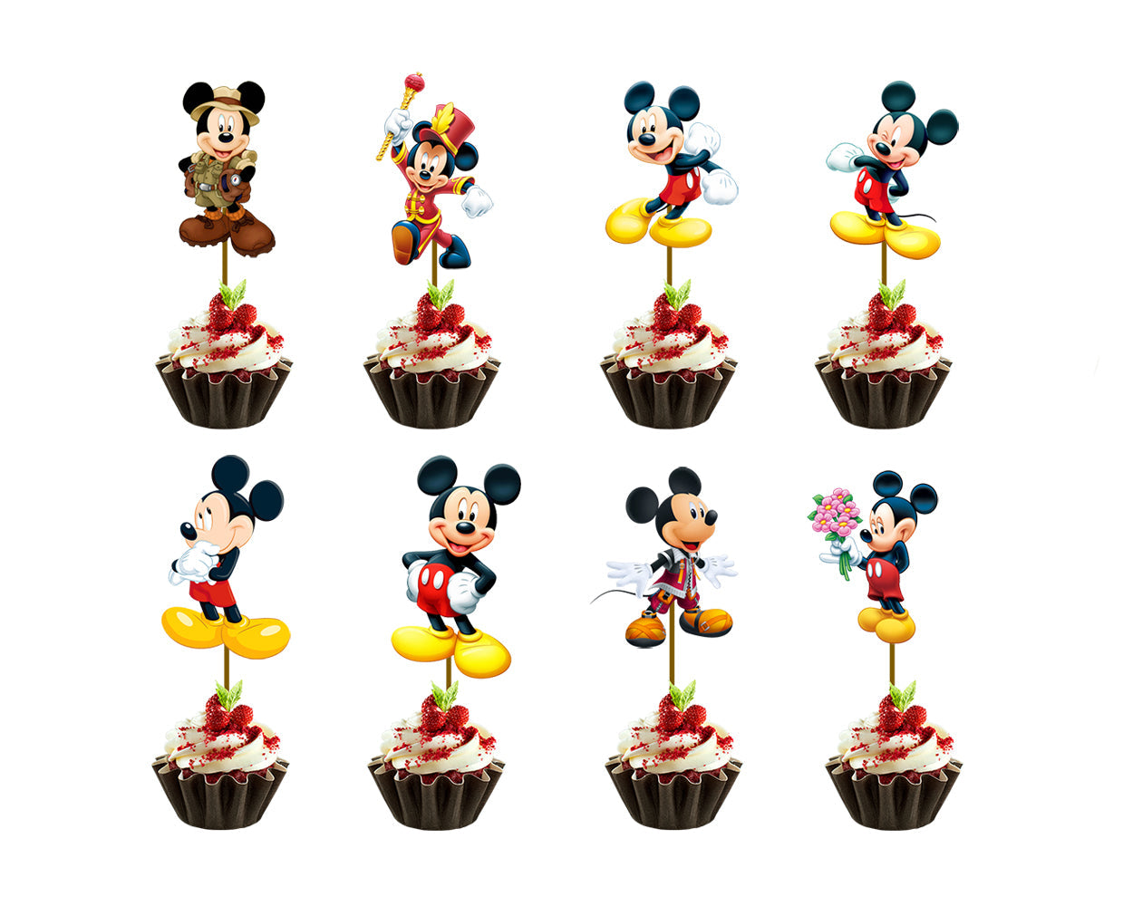 baby minnie mouse cupcake stand