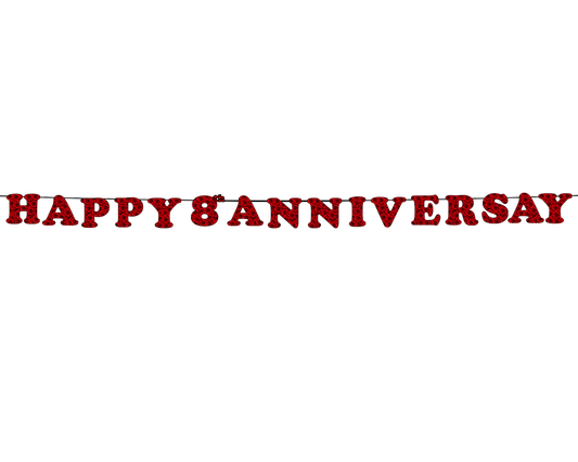 Anniversary & Love Themed " Happy Anniversary" Style 1