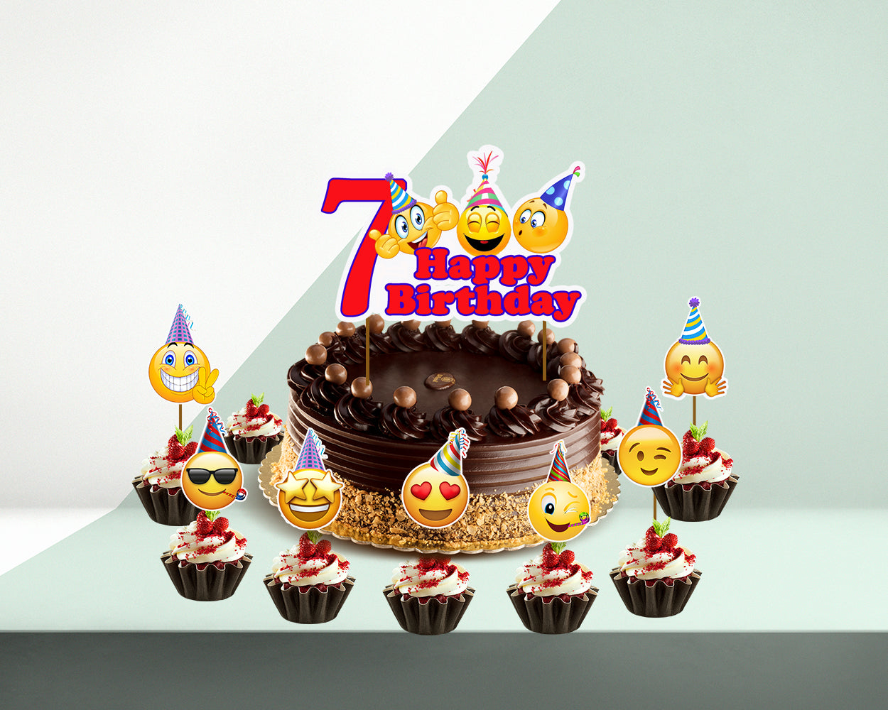 Birthday cake Christmas cake Chocolate cake Emoji, chocolate cake, food,  sticker png | PNGEgg