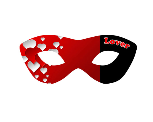Valentine - Love & Hearts - Eye Mask - Style 1