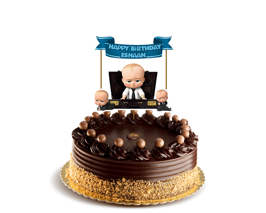 Boss Baby Birthday Cake Topper Style 4