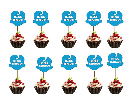 Boss Baby Cupcake Toppers Style 1