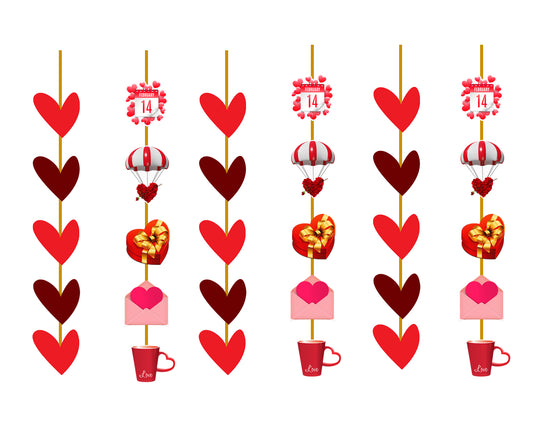 Valentine - Love & Hearts ; Danglers