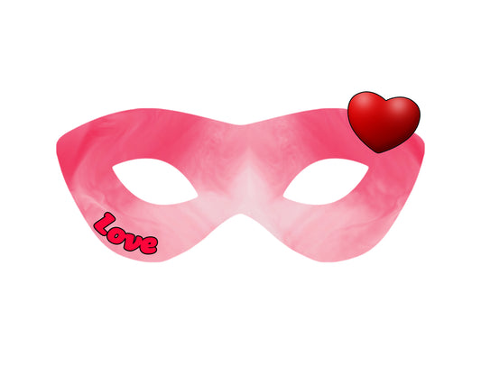 Valentine - Love & Hearts - Eye Mask - Style 2