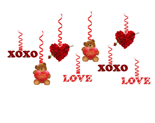 Valentine - Love & Hearts - Swirls